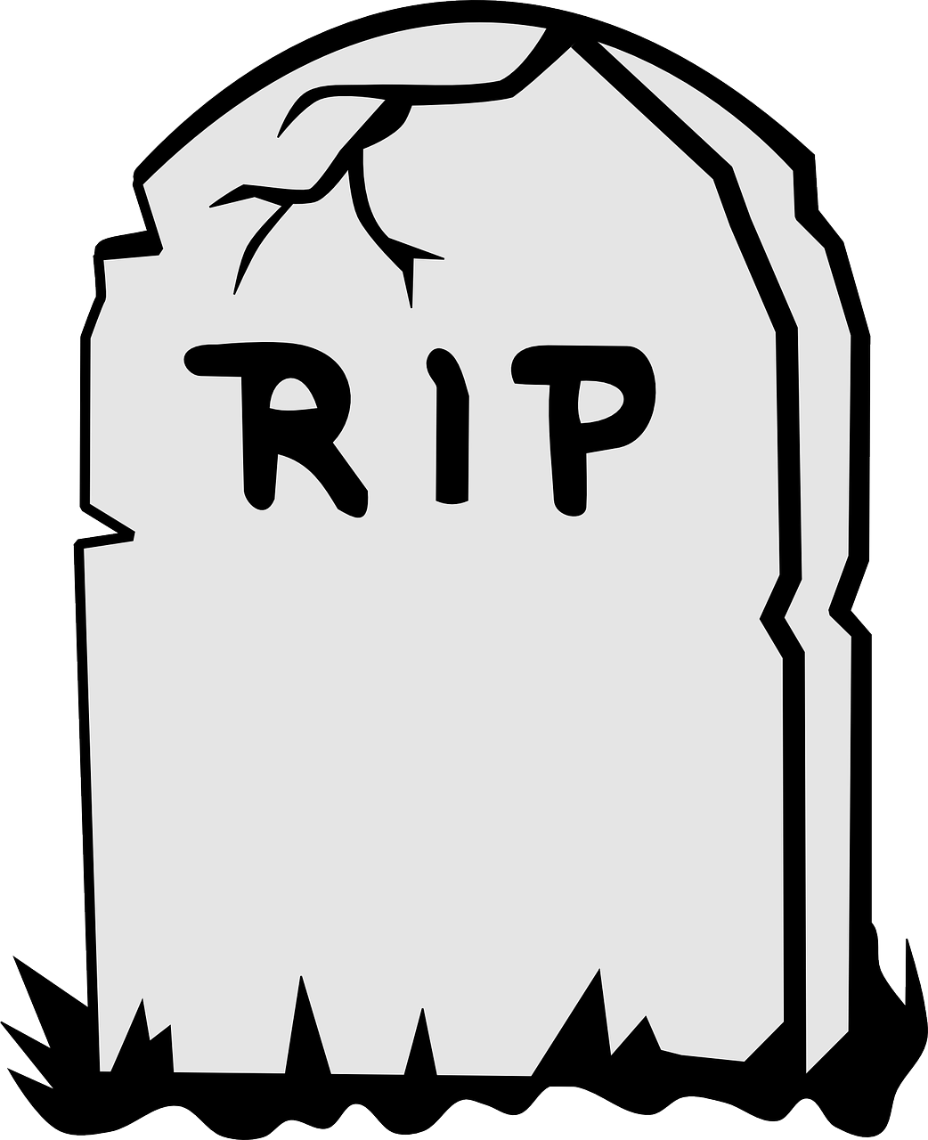 tombstone, rip, dead